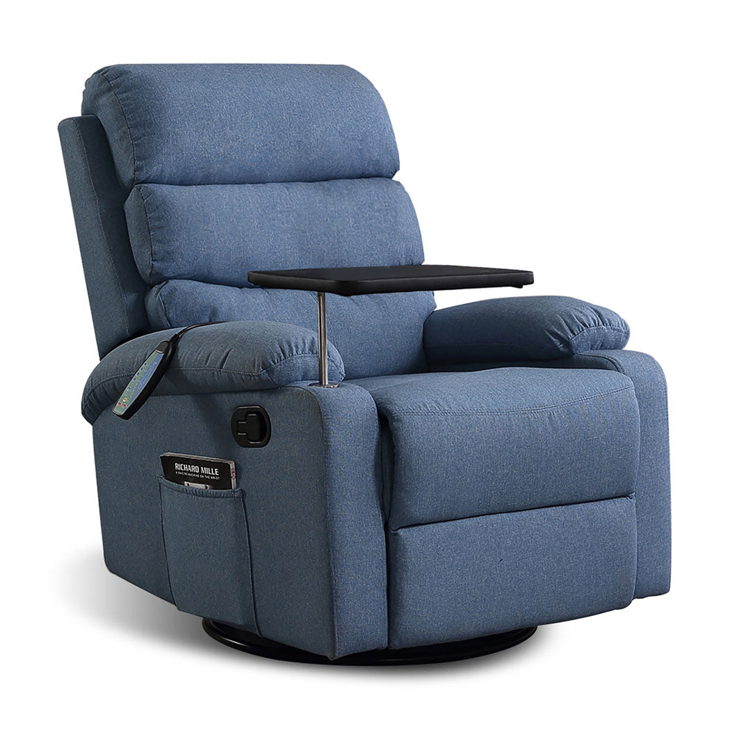 Levede Massage Chair Recliner Chairs Blue-1954802889100759040
