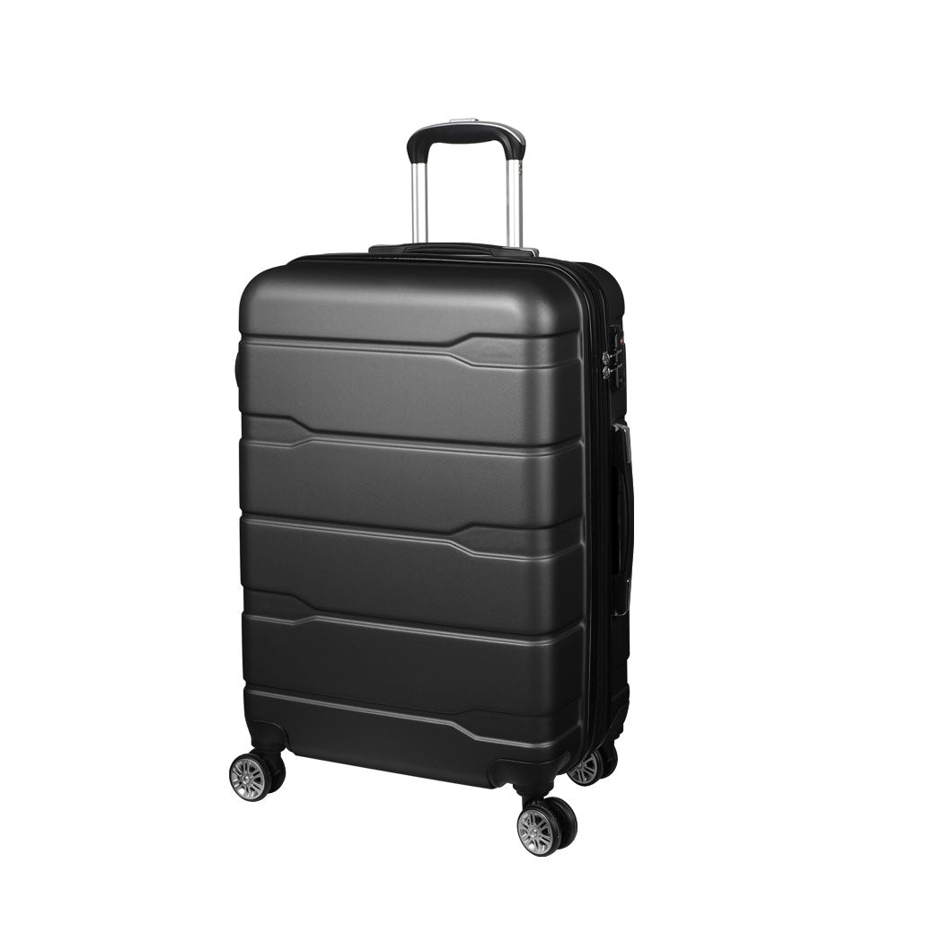 Slimbridge 28" Inch Expandable Luggage Black 28 inch-2018816679584337920