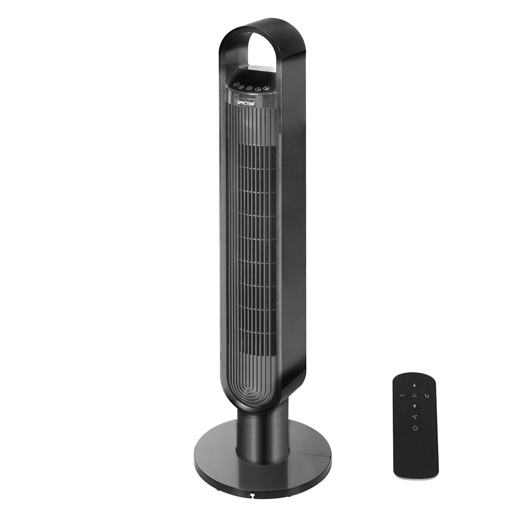Spector Portable Bladeless Tower Fan Black-1954802705927114752