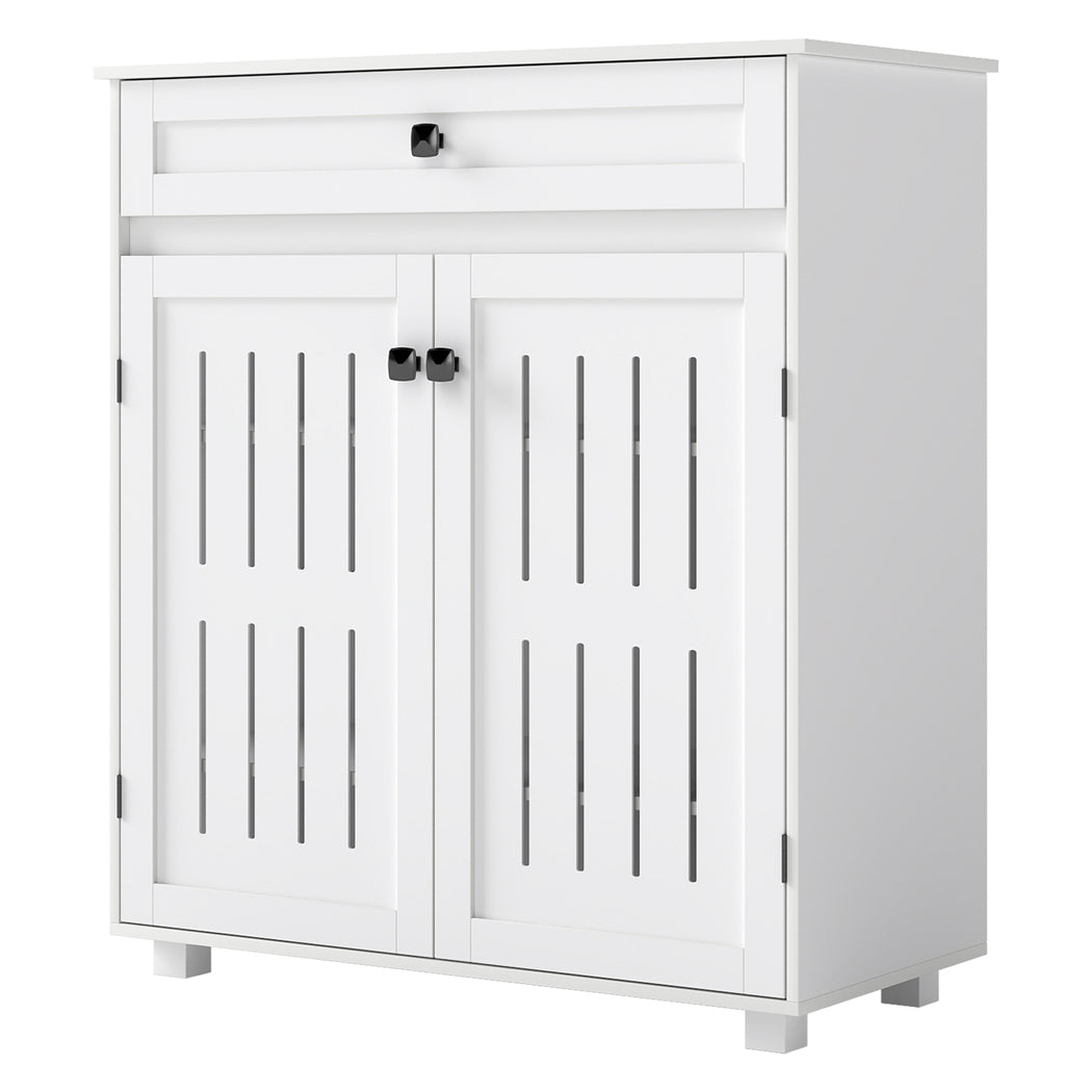 Levede Shoe Cabinet Door Storage Rack Cupboard White-2011971110060560384