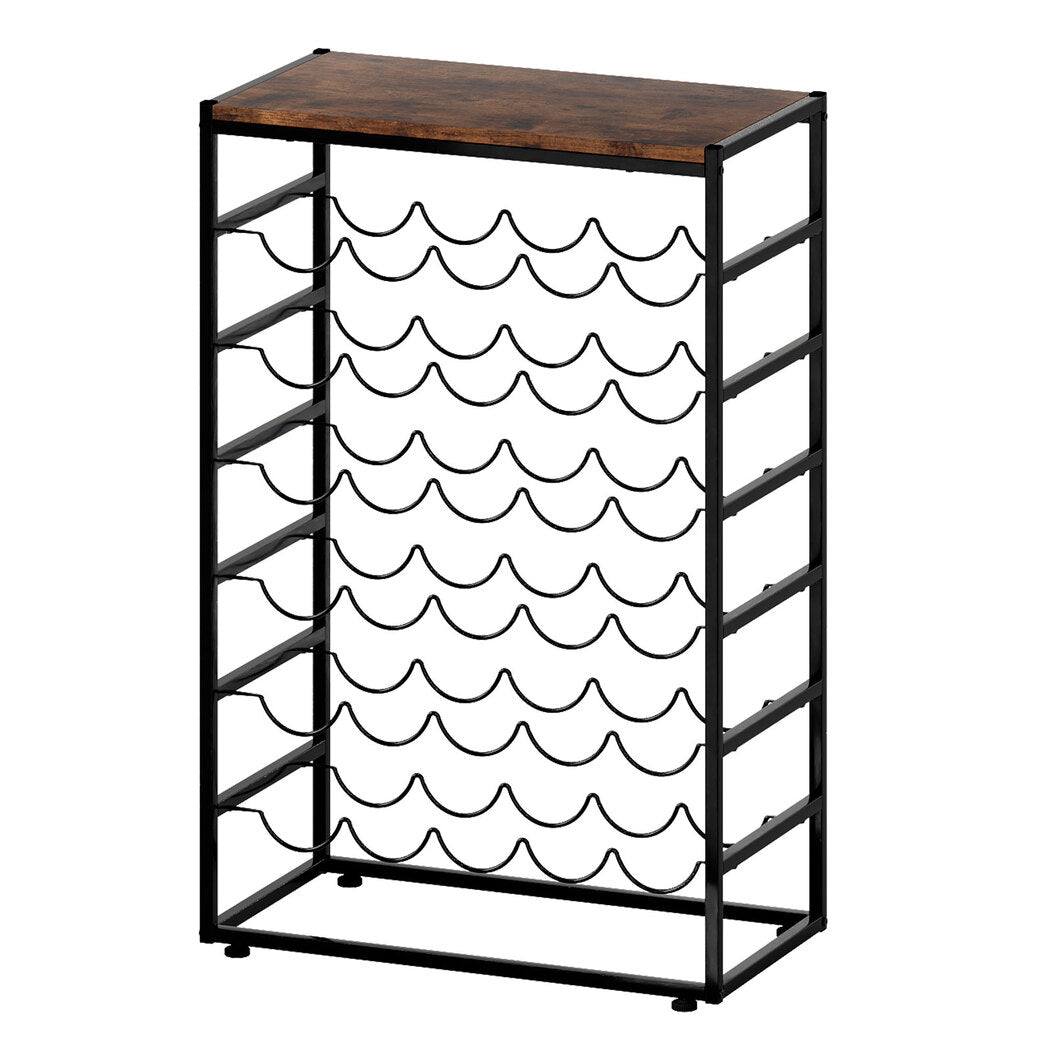 Levede 30 Bottles Wine Rack 6 Tiers Wine Shelves Holder-2018816794386632704