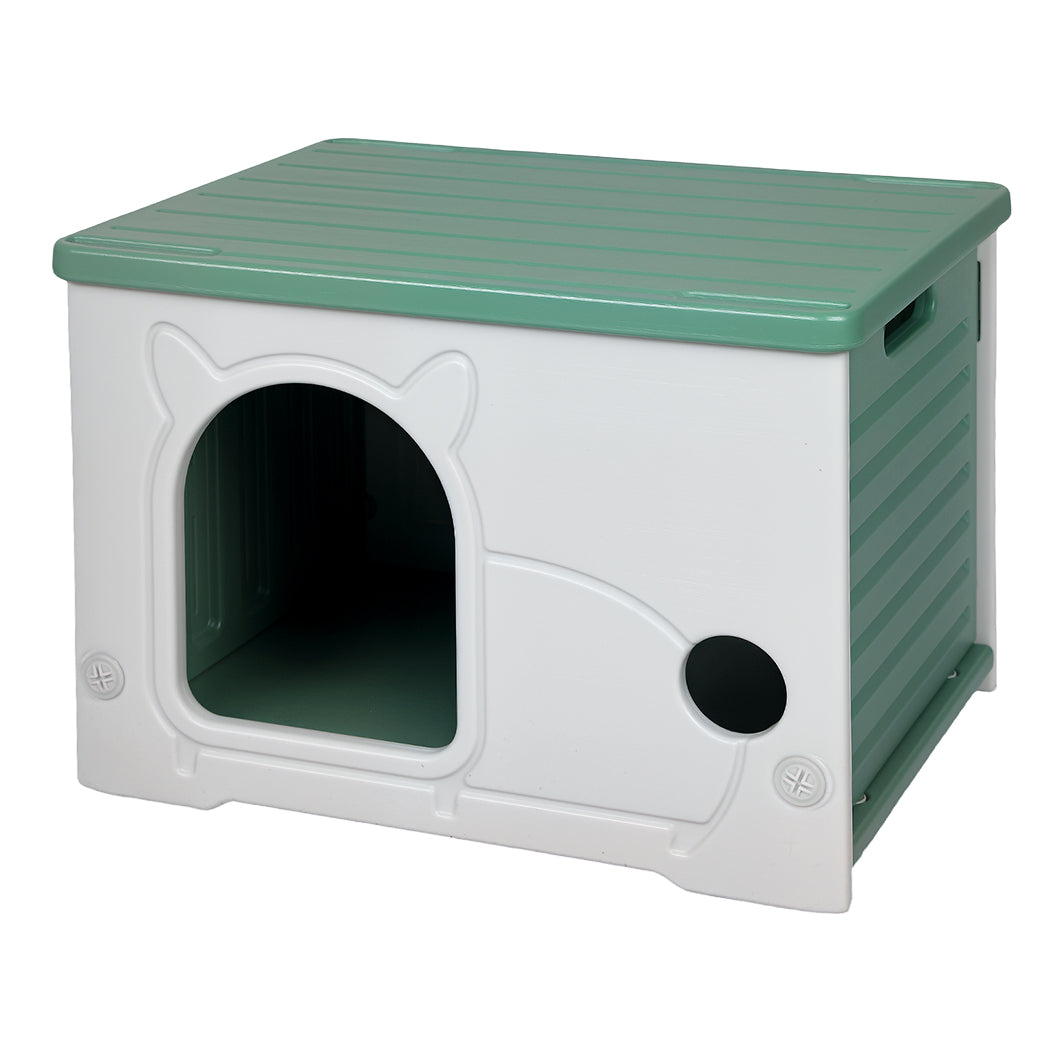 Pawz Outdoor Indoor Dogs Kennel Plastic Puppy Pet House-2011971115345383424