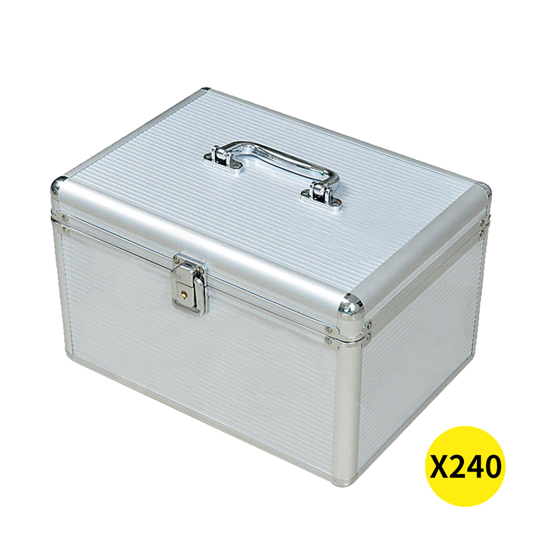 240 Discs Aluminium CD DVD Cases Bluray-2006733034870673408