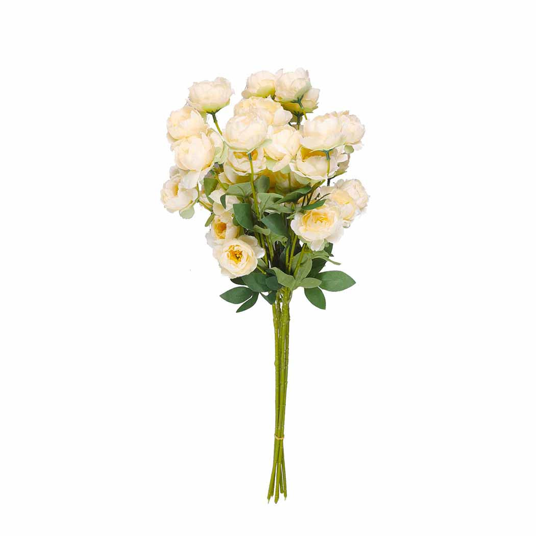 Lambu Artificial Flowers Silk Roses Yellow-2018816640698945536