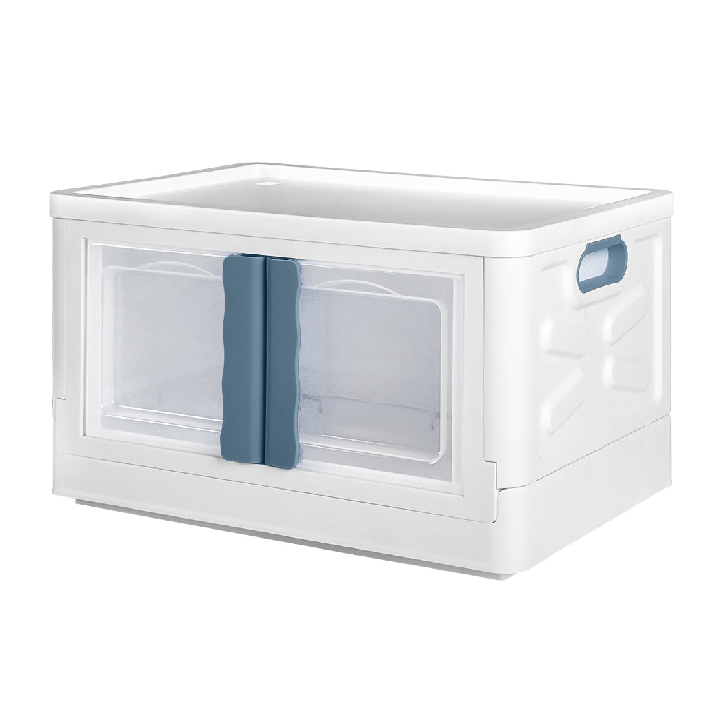 Storage Box Stackable Container 45L Blue-2018816688564342784