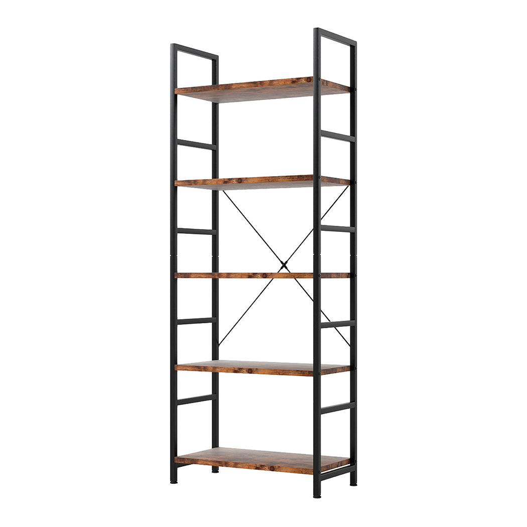Levede 5-Tier Industrial Bookshelf Bookcase 157.5cm-1960920171552051200