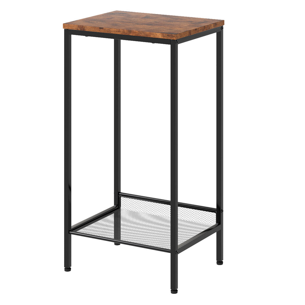 Levede Industrial Side Table 2-Tier Shelf End Table-2011971113986428928