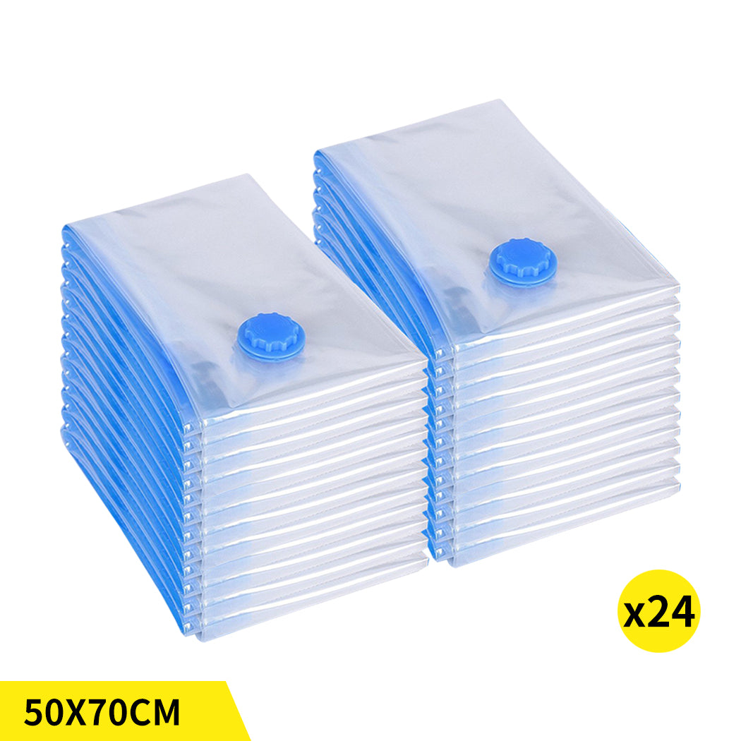 Vacuum Storage Bags Save Space Seal 50x70cm-24PK-2018816714879406080