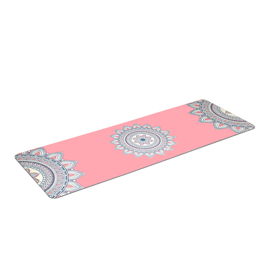 Centra Yoga Mat Foldable Non-Slip Exercise Pink-2006732946731569152