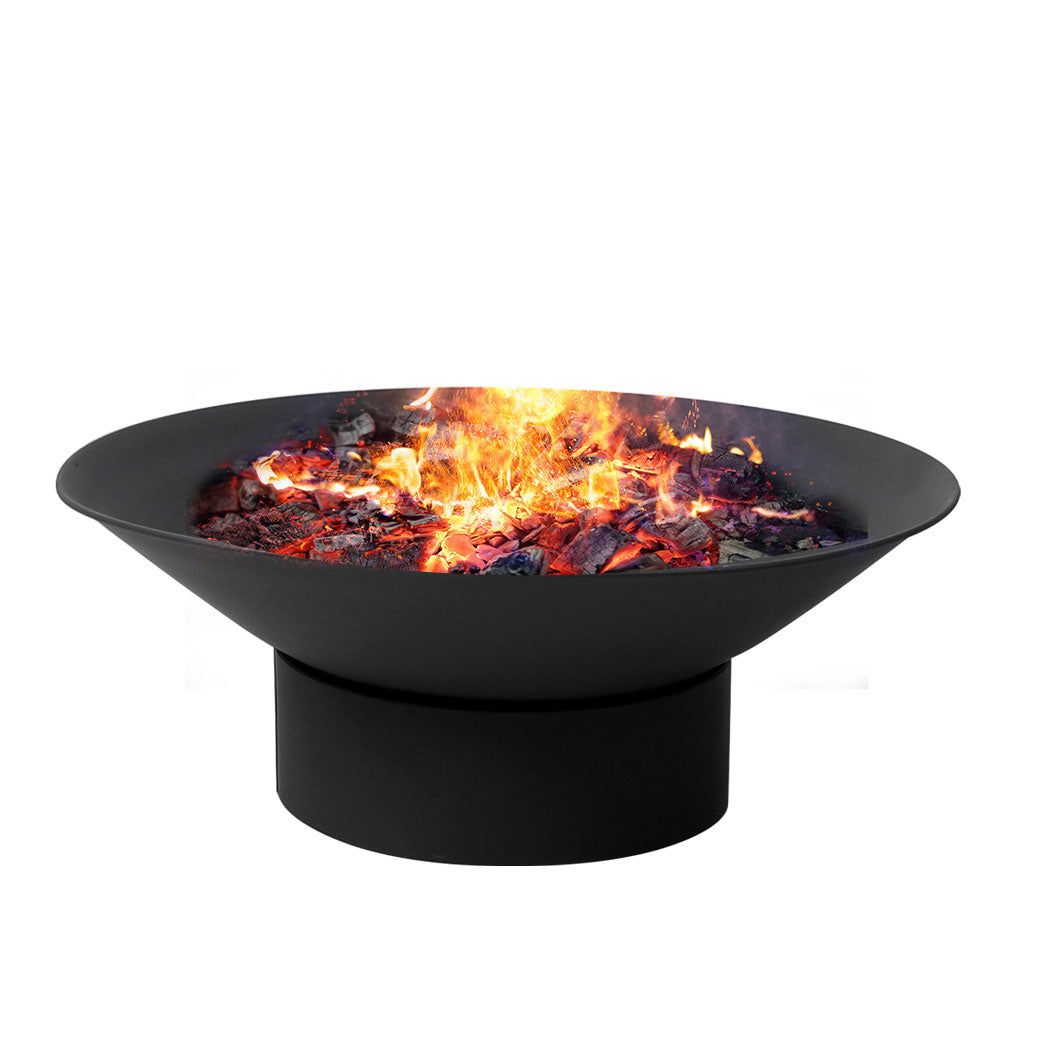 Moyasu 2IN1 Fire Pit Bowl Fireplace Black-2018816833423020032