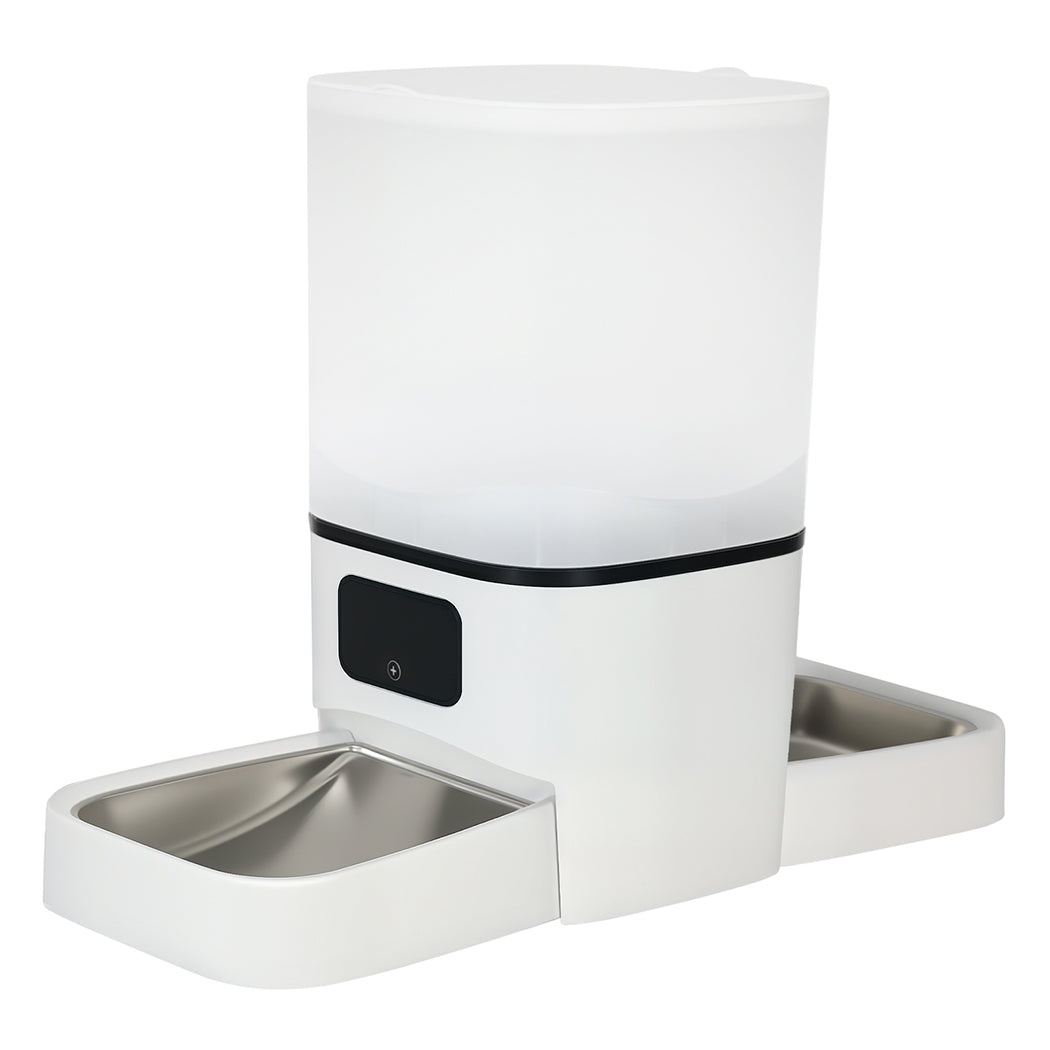 PaWz 6L Automatic Pet Feeder 2 Bowl Food Dispenser-2006733419819700224