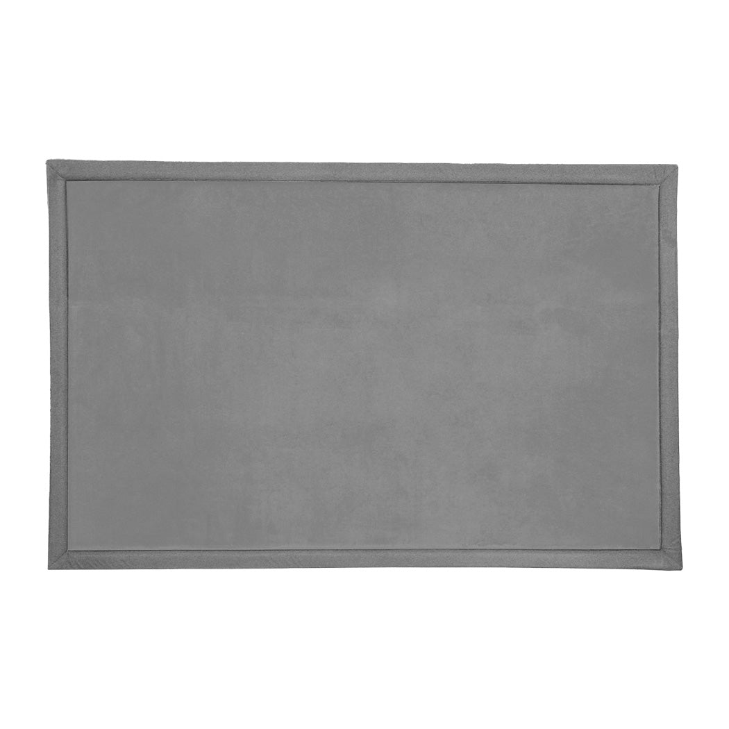 Marlow Coral Velvet Area Rugs Large Mat 120x200cm Grey-2018816744579272704