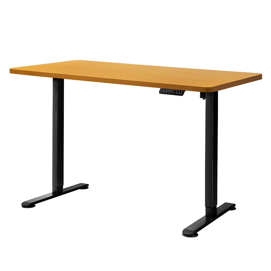 Levede Motorised Standing Desk Adjustable 140cm Natural 1000x 1MM-2006733293239799808