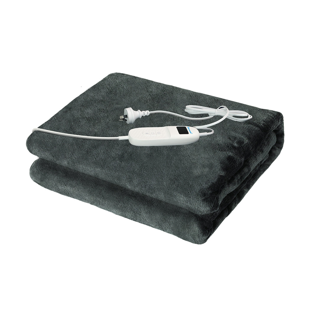 DreamZ Electric Throw Blanket Heated Timer Bedding Washable Warm Winter Snuggle-2018816803614101504