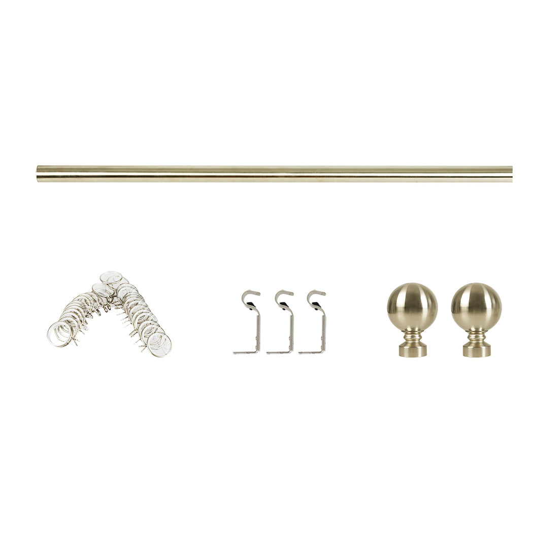 Marlow Curtain Rod Steel Quiet Rail Pole Set-1954802388175032320