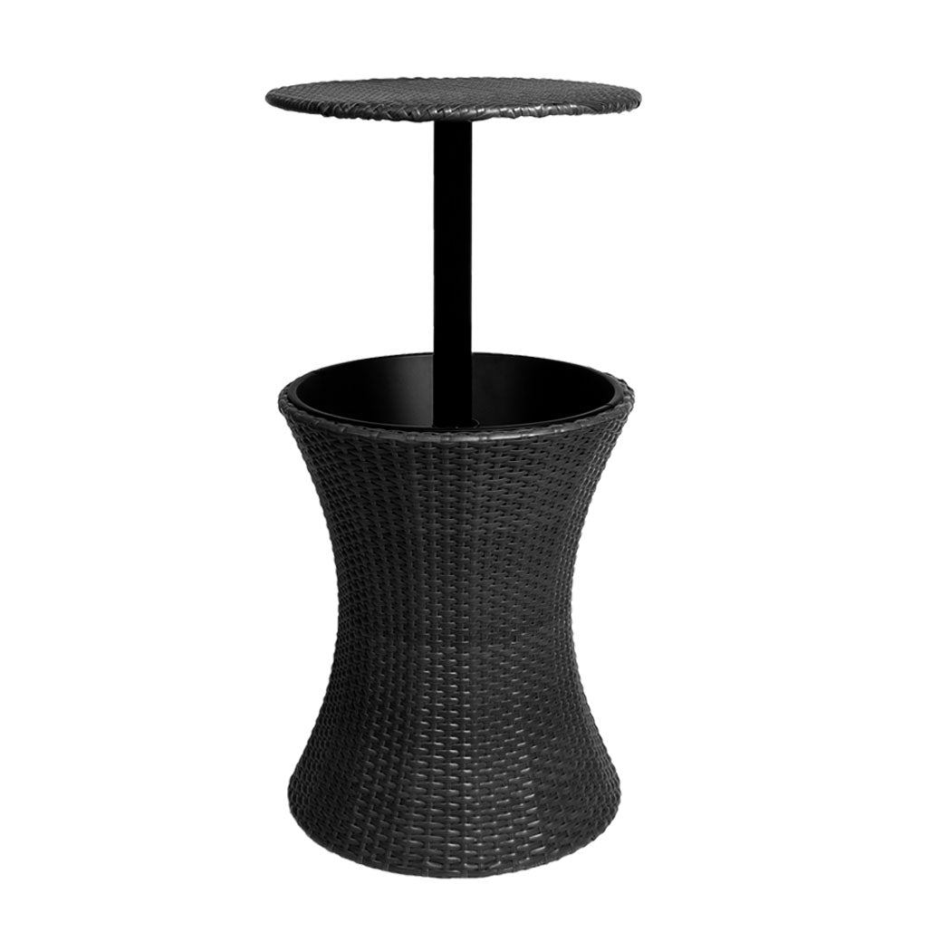 Levede Cooler Ice Bucket Table Bar Outdoor Black-2018816888104161280