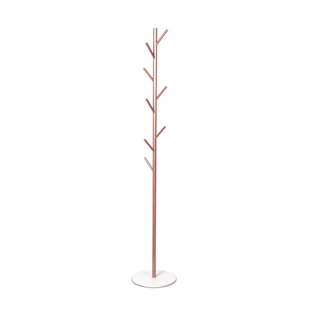 Levede Coat Rack Hat Clothes Stand Hanger Rose Gold Rose Golden-2018816740716318720
