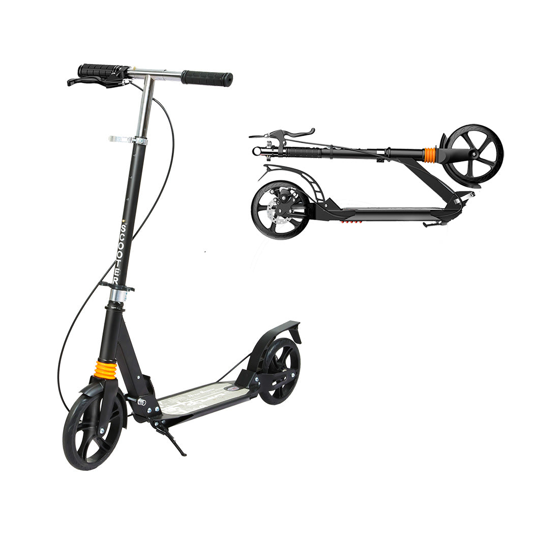 MONVELO Adult Commuter Foldable Scooter Black-1954802392247701504