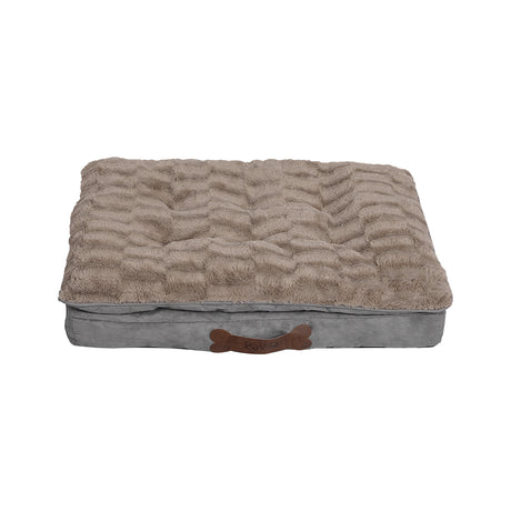 Dog Calming Bed Warm Soft Plush Comfy XL Khaki X-Large-1954802527987961857