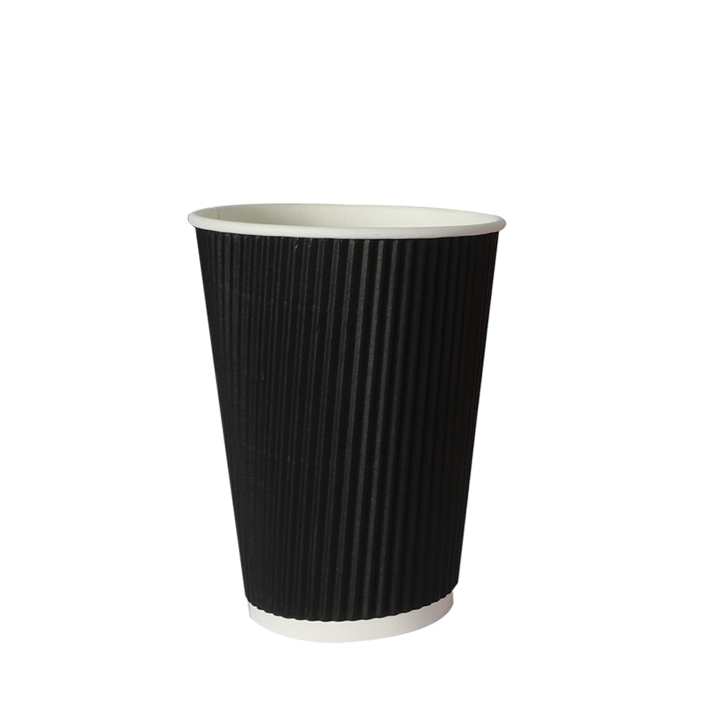 200 Pcs 16oz Disposable Takeaway Coffee Black-2006733304379871233