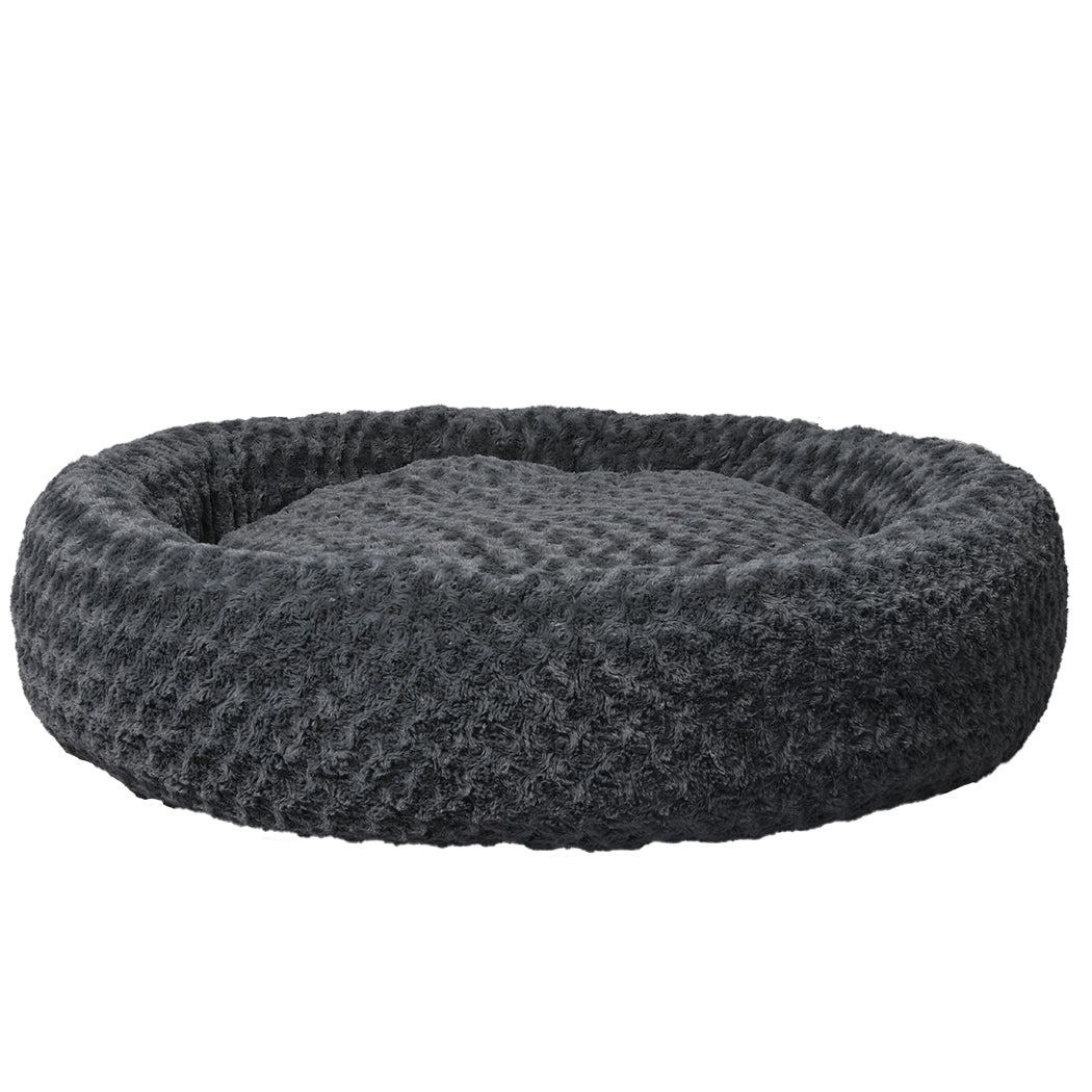 PaWz Calming Dog Bed Warm Soft Plush XL Dark Grey X-Large-2006732983784050689