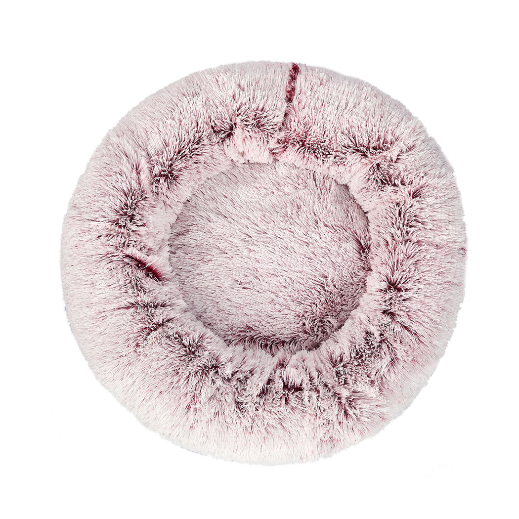 PaWz Pet Bed Cat Dog Donut Nest Calming XXL Pink XX-Large-2006732956563017729