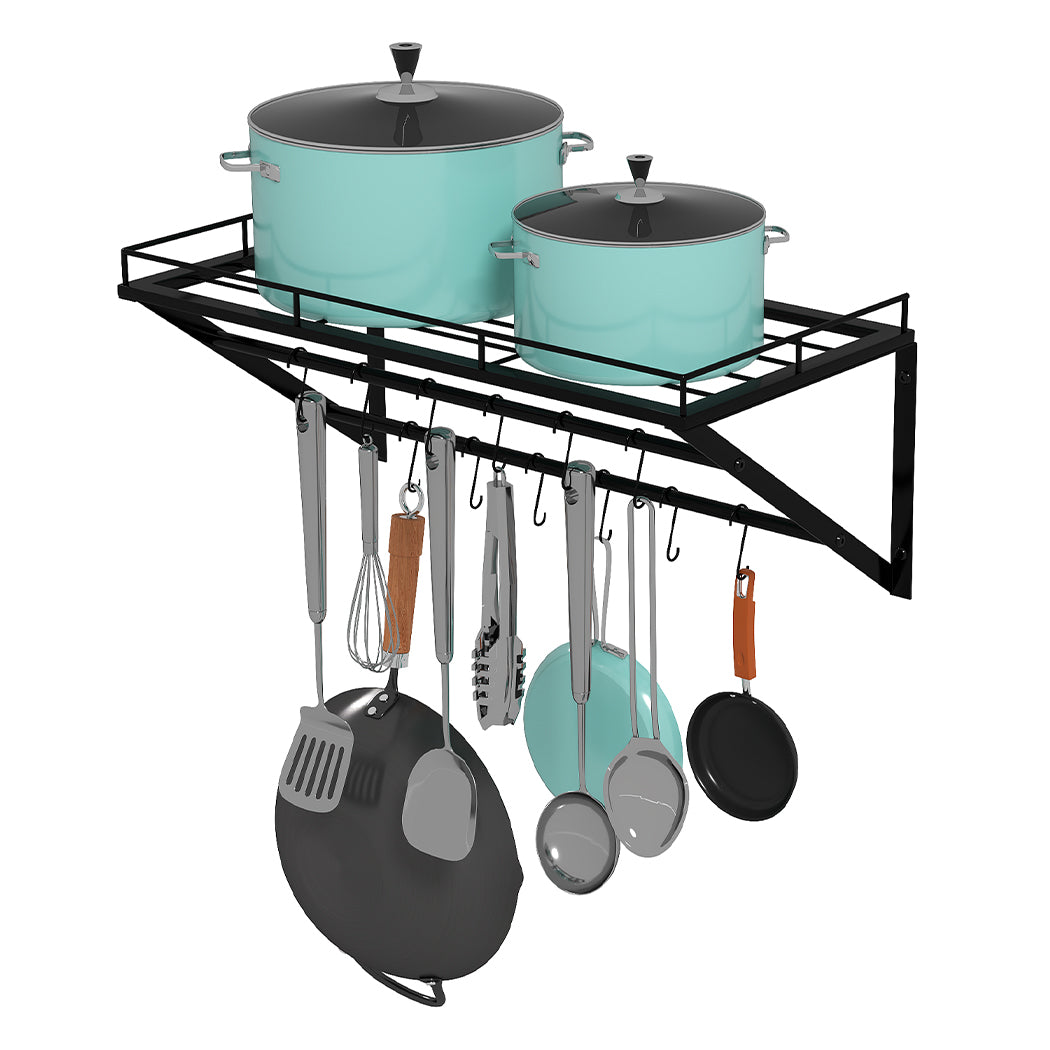 Toque Wall Mounted Pot Pan Rack Multipurpose Holder-2011971113319534593