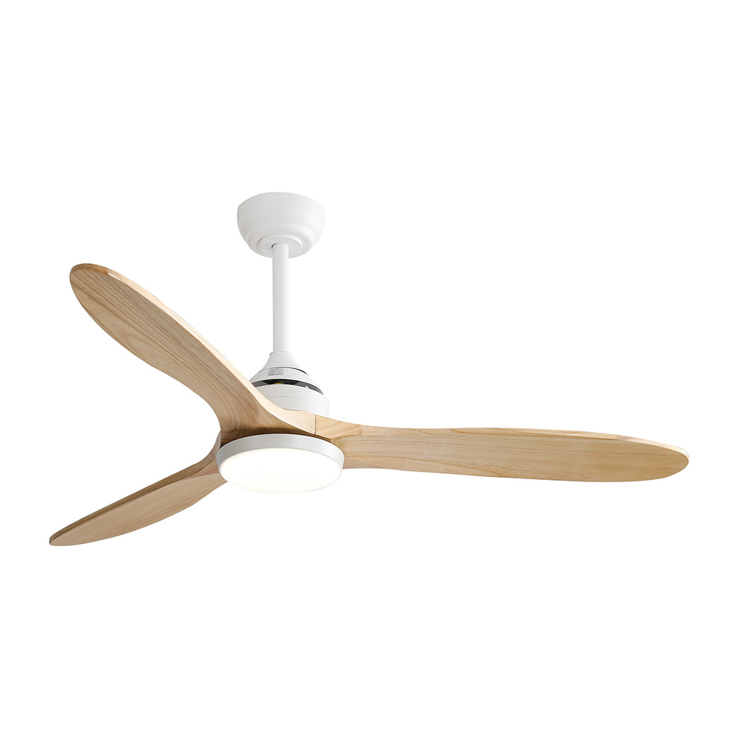 Spector 52'' Ceiling Fan LED Light DC Natural-2018816906051588097