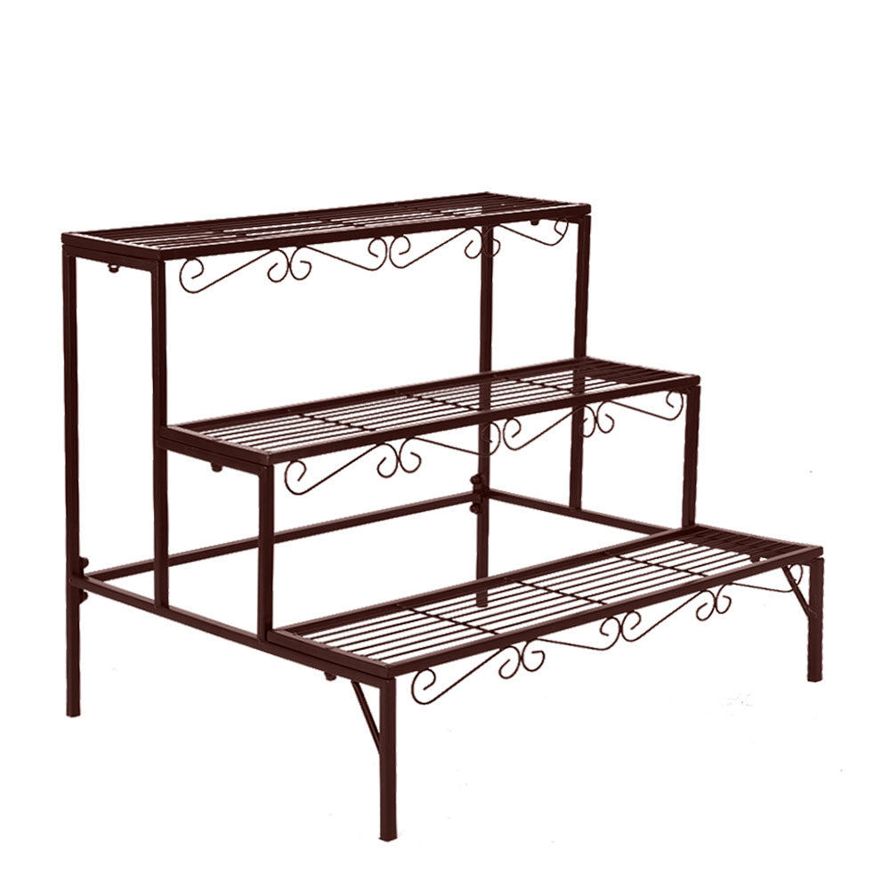 Levede Plant Stand 3 Tier Rectangle-2006732926087204865