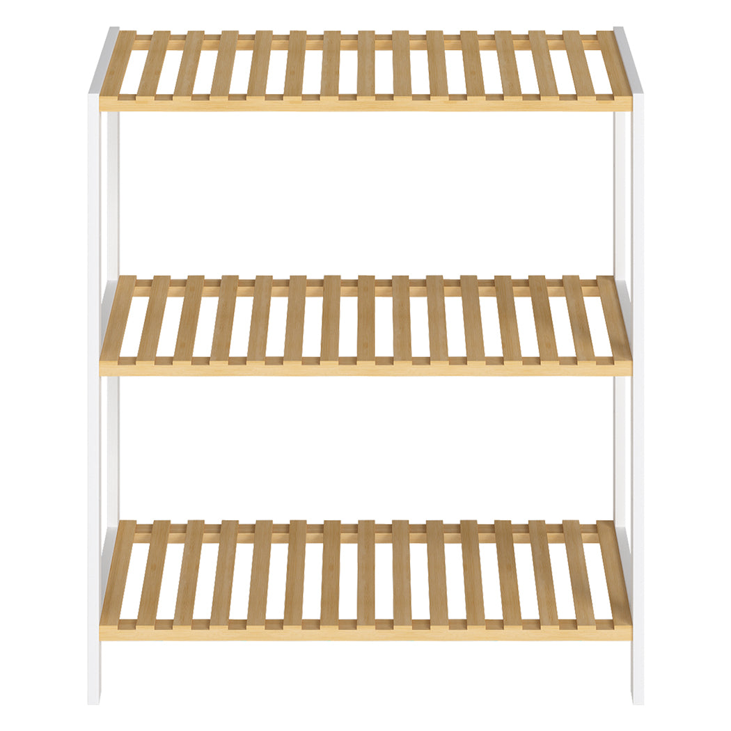 Levede Bamboo Storage Rack 3 Tier Shelf Shoe Organiser-2011971110433853440