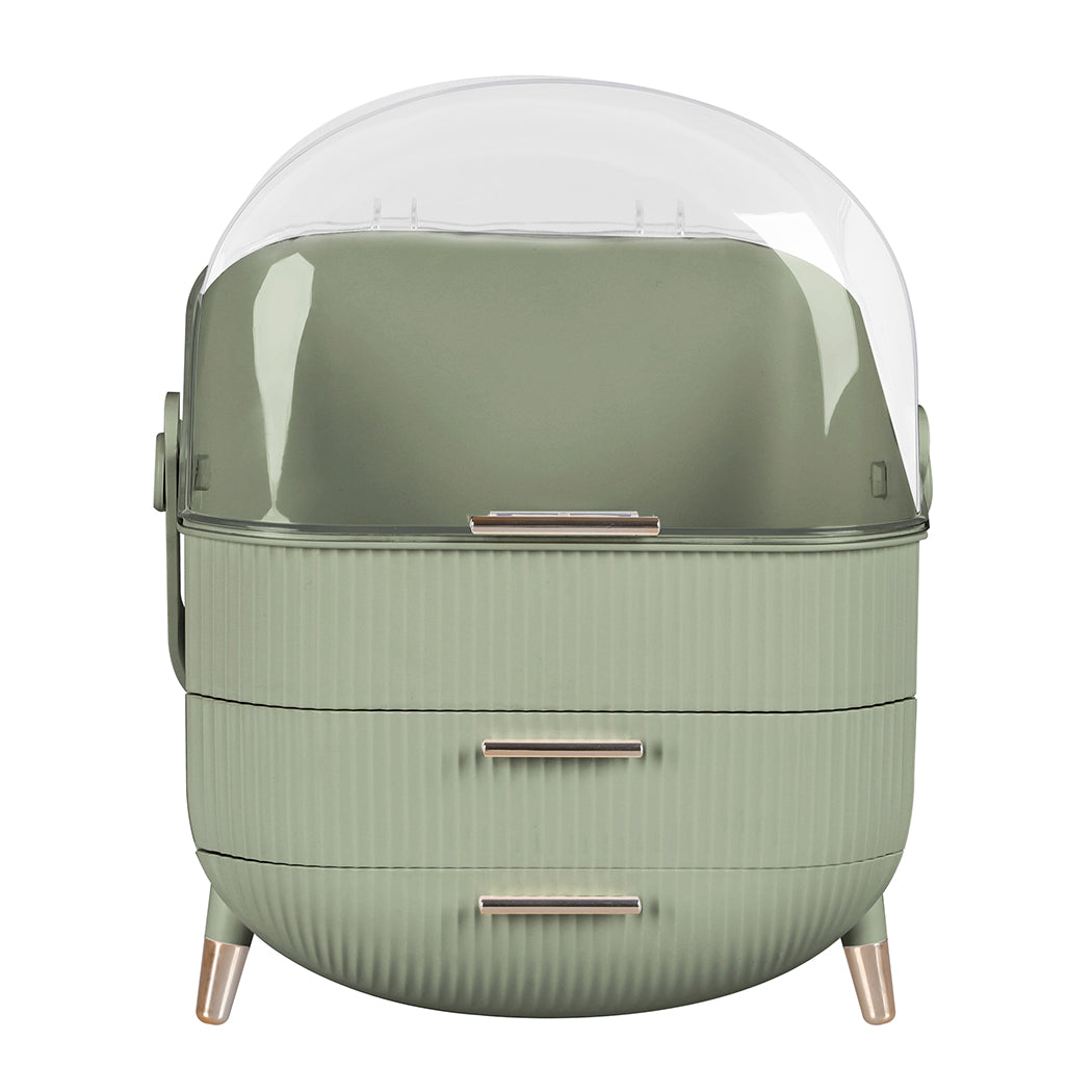 Makeup Storage Case Cosmetic Organiser Light Green-2018816781564645377