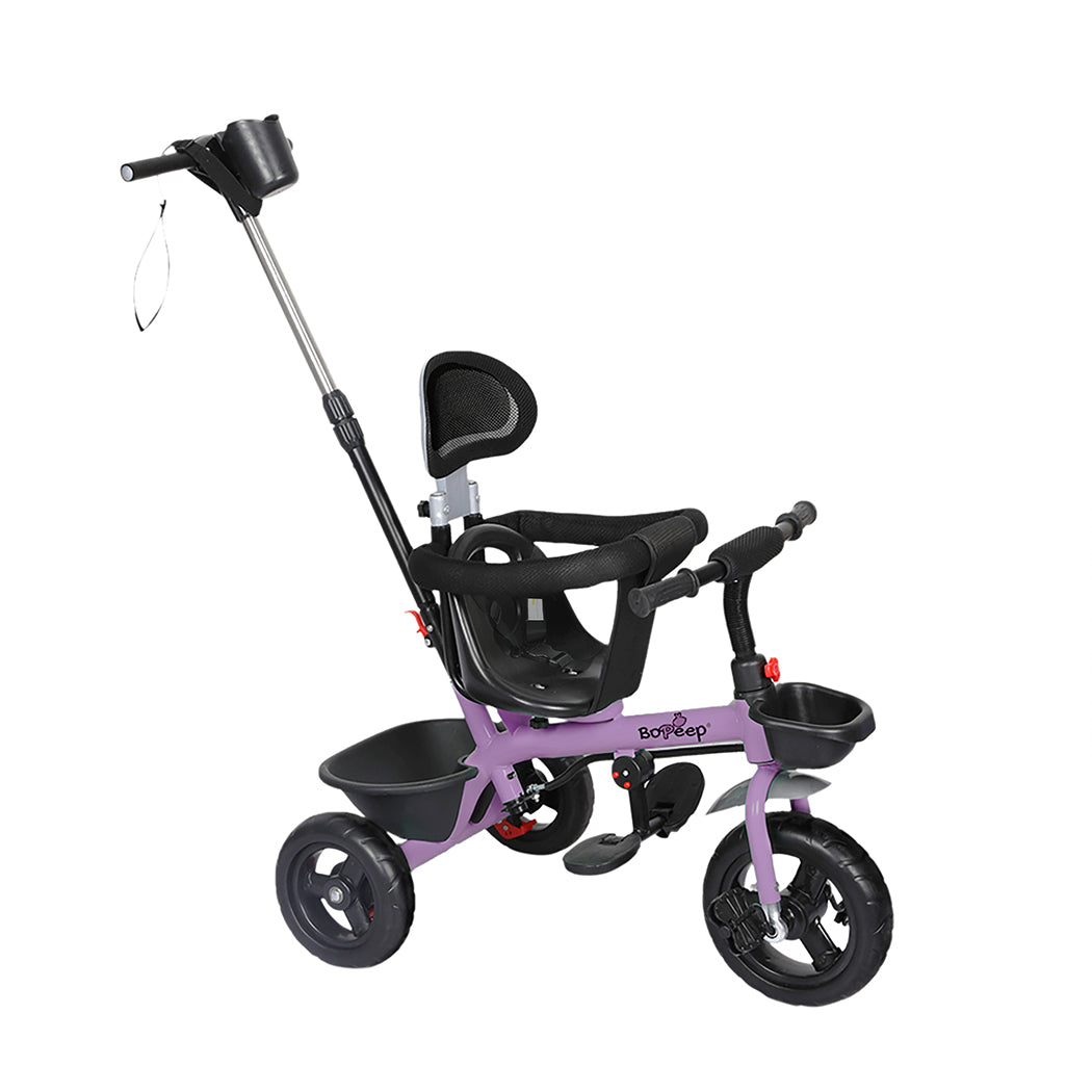 BoPeep Kids Tricycle Ride On Trike Toddler Purple-2006733204148588545
