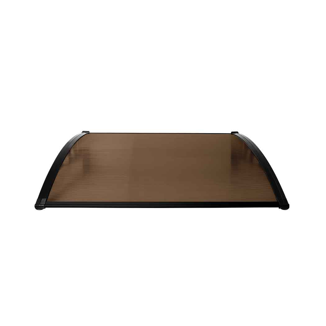 Mountview Window Door Awning Outdoor 1M X 1.2M Brown 1x1.2M-2006733103682424833