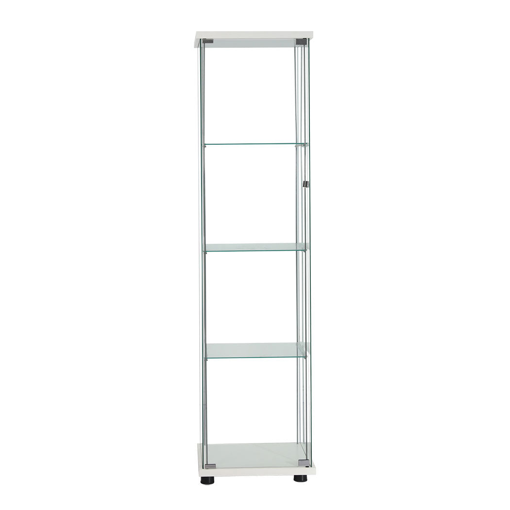 Stacked Display Cabinet Tempered Glass White-2006733283139915777