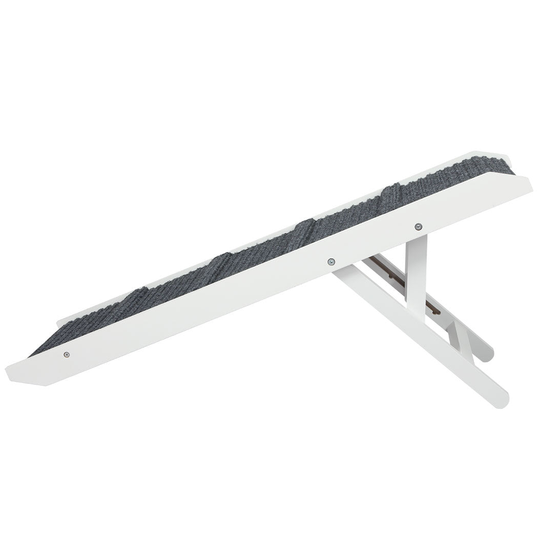 PaWz Adjustable Dog Ramp Height Stair White-2006732982412513281