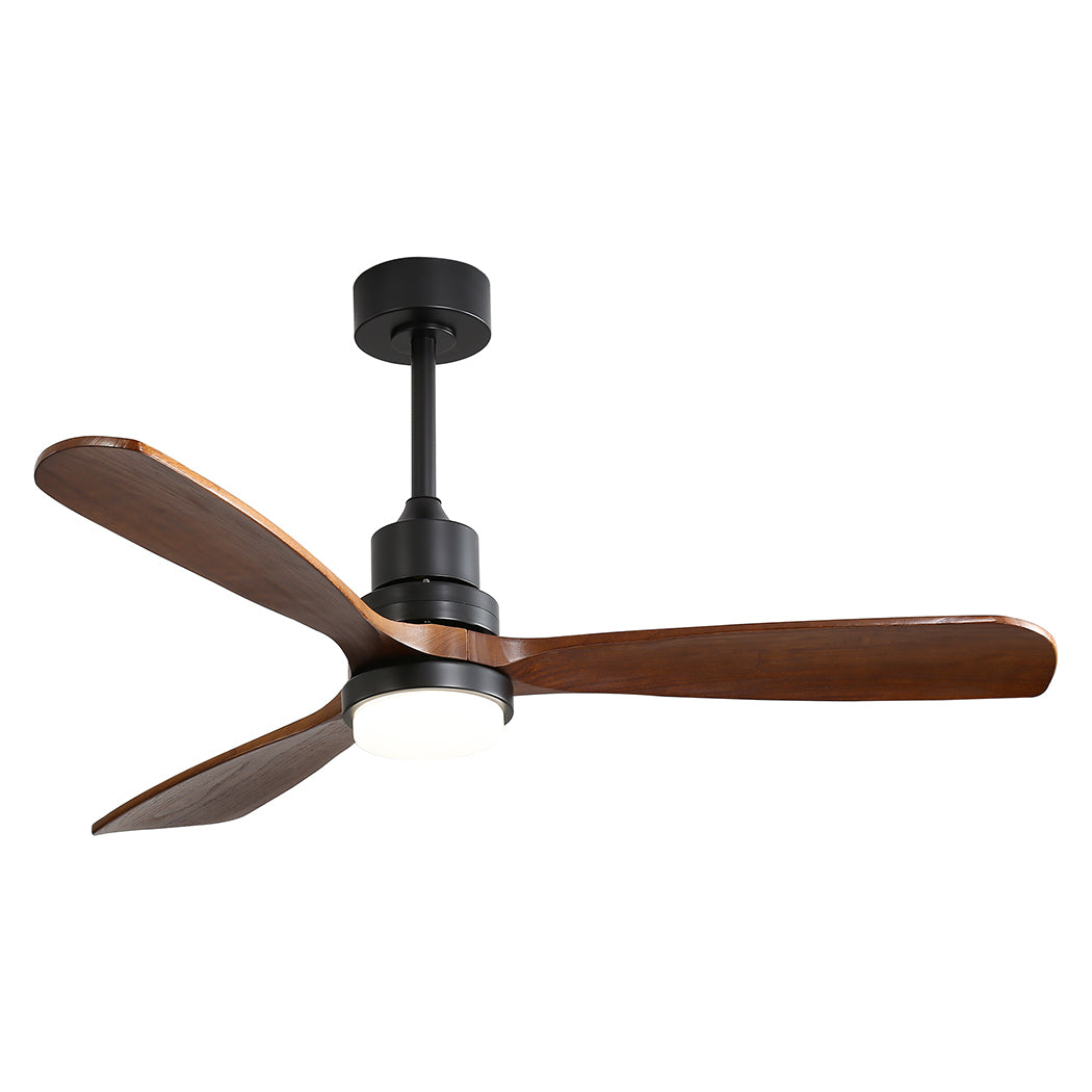 Spector 52'' Wood Ceiling Fan DC Motor Walnut-2018816905690877953