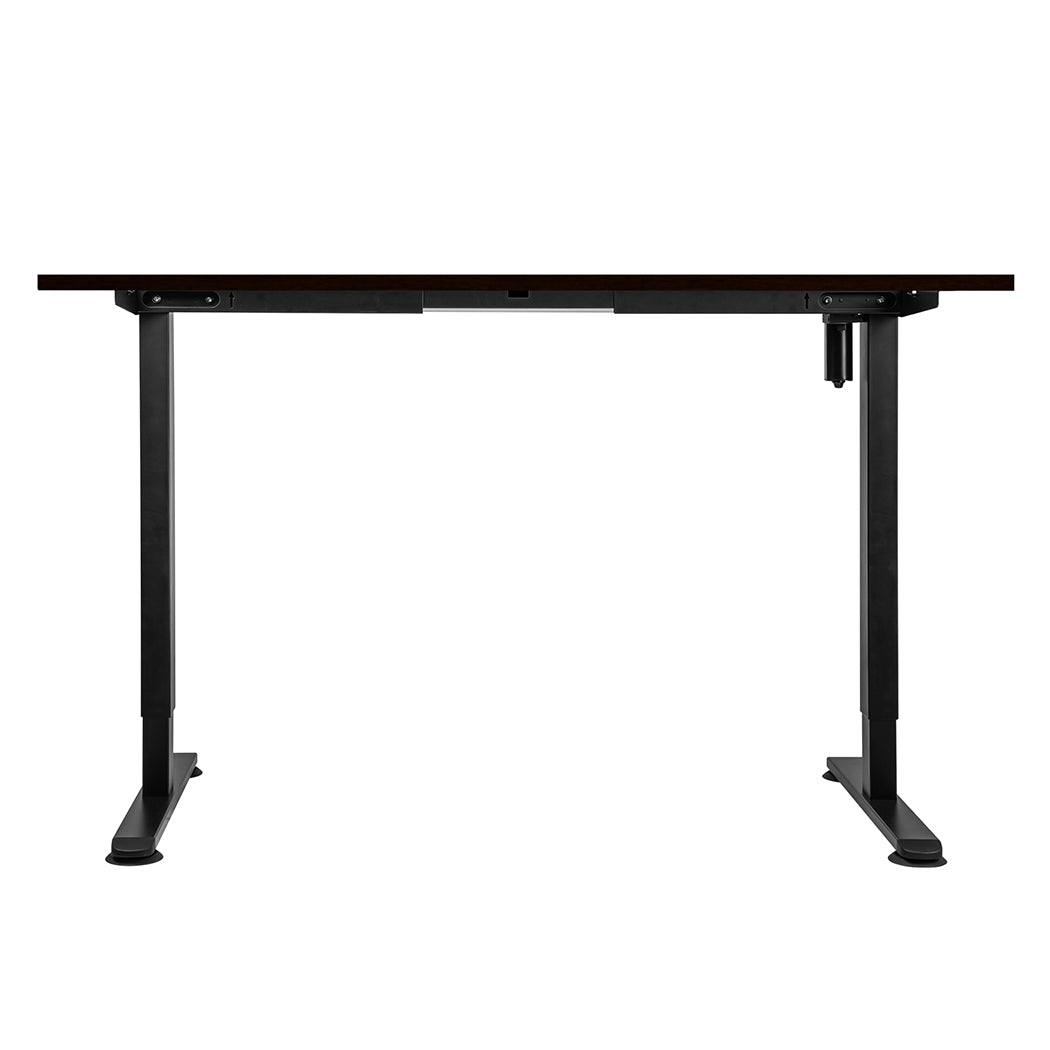 Levede Motorised Standing Desk Adjustable 140cm Walnut 1000x 1MM-2018816933159374849
