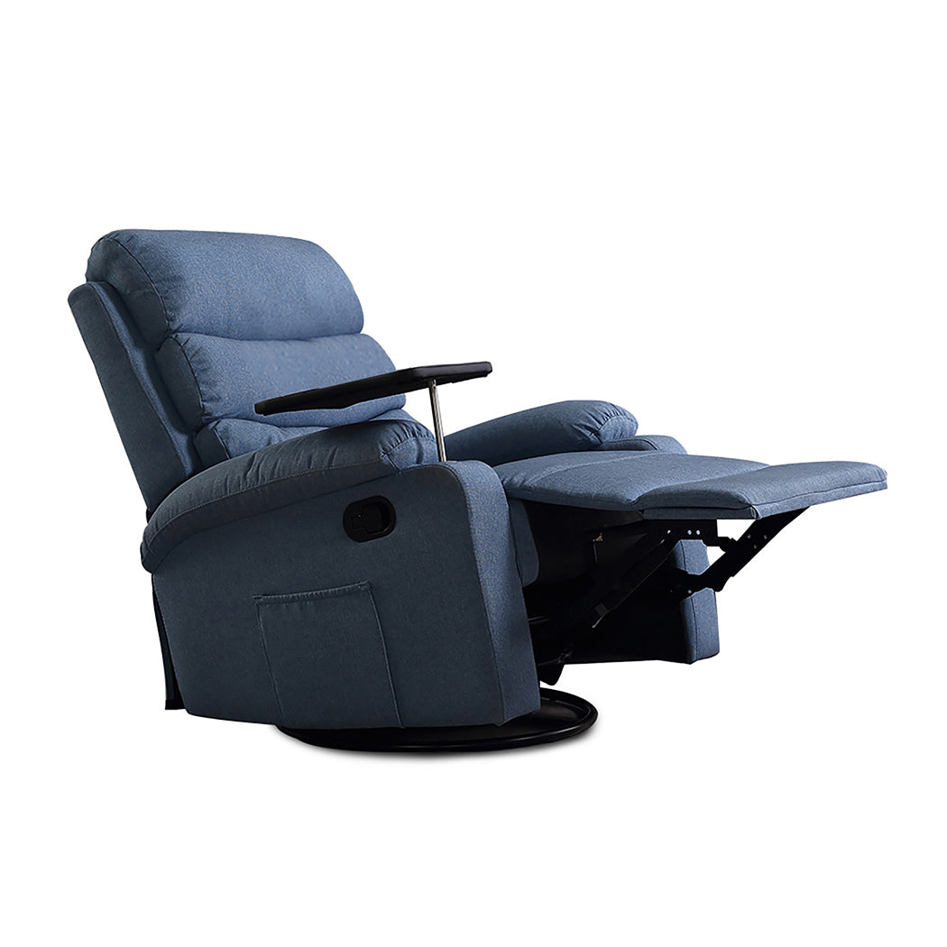 Levede Massage Chair Recliner Chairs Blue-1954802889100759041