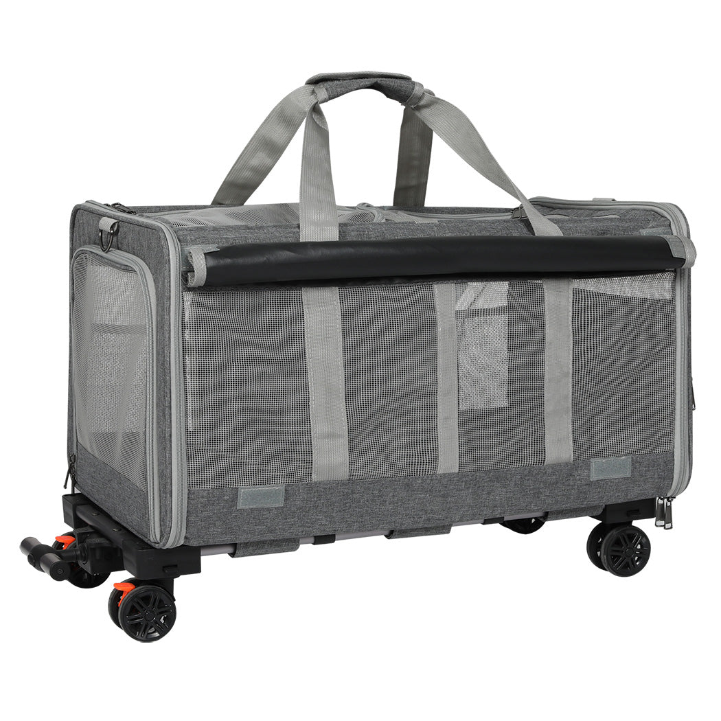 Pawz Pet Carrier 4 Wheel Portable Rolling Foldable-2018816797083570177