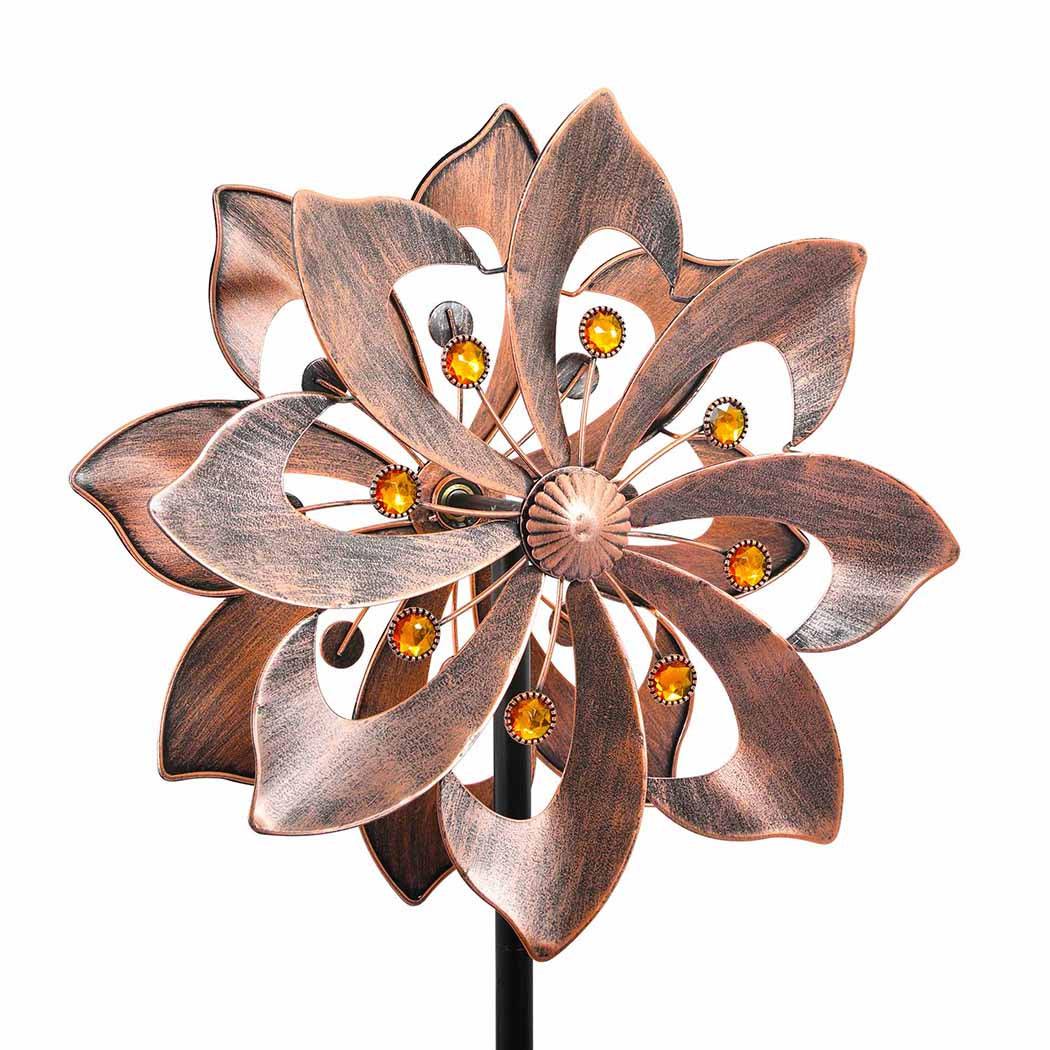 Garden Windmill Wind Spinner Metal Ornaments-2018816693261963265