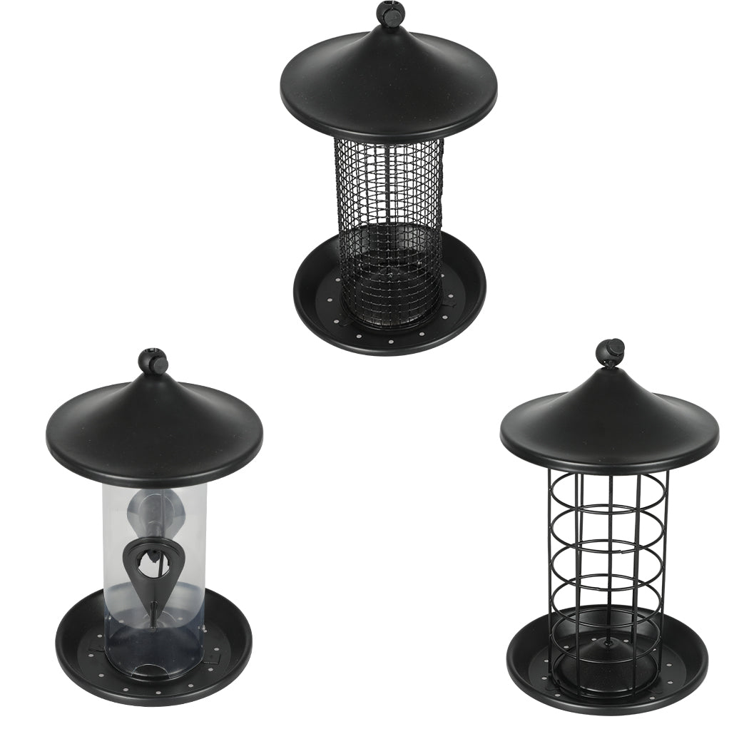 PaWz 3x Bird Feeder Hanging Wild Seed-2018816691559075841