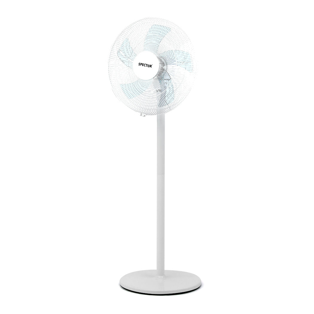 Spector Pedestal Floor Fan Portable White-2018816784056061953