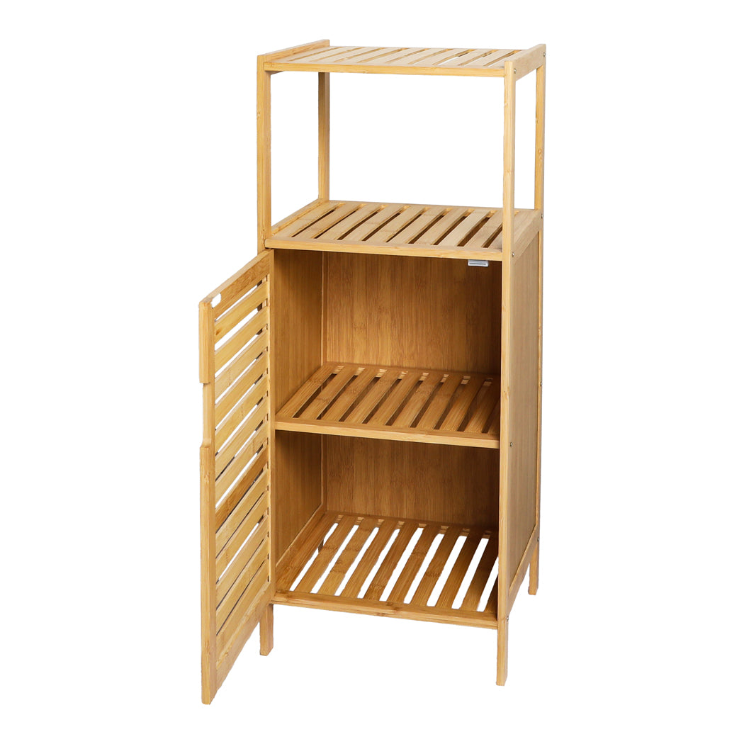Levede Bathroom Bamboo Storage Cabinet Natural-2006732840821198849