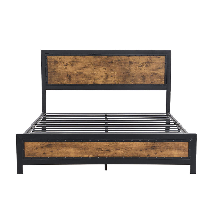 Levede Metal Bed Frame Double Mattress-2006733227032711169