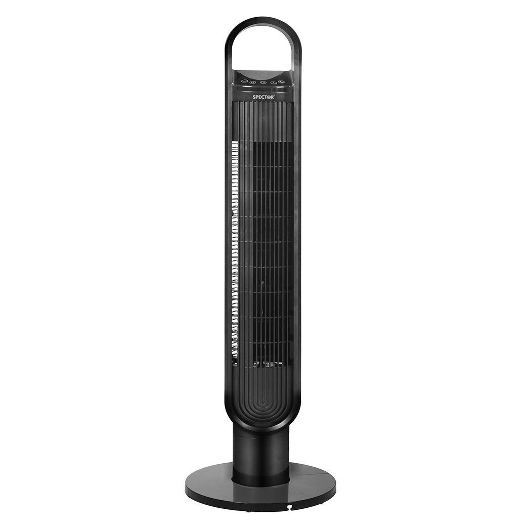 Spector Portable Bladeless Tower Fan Black-1954802705927114753