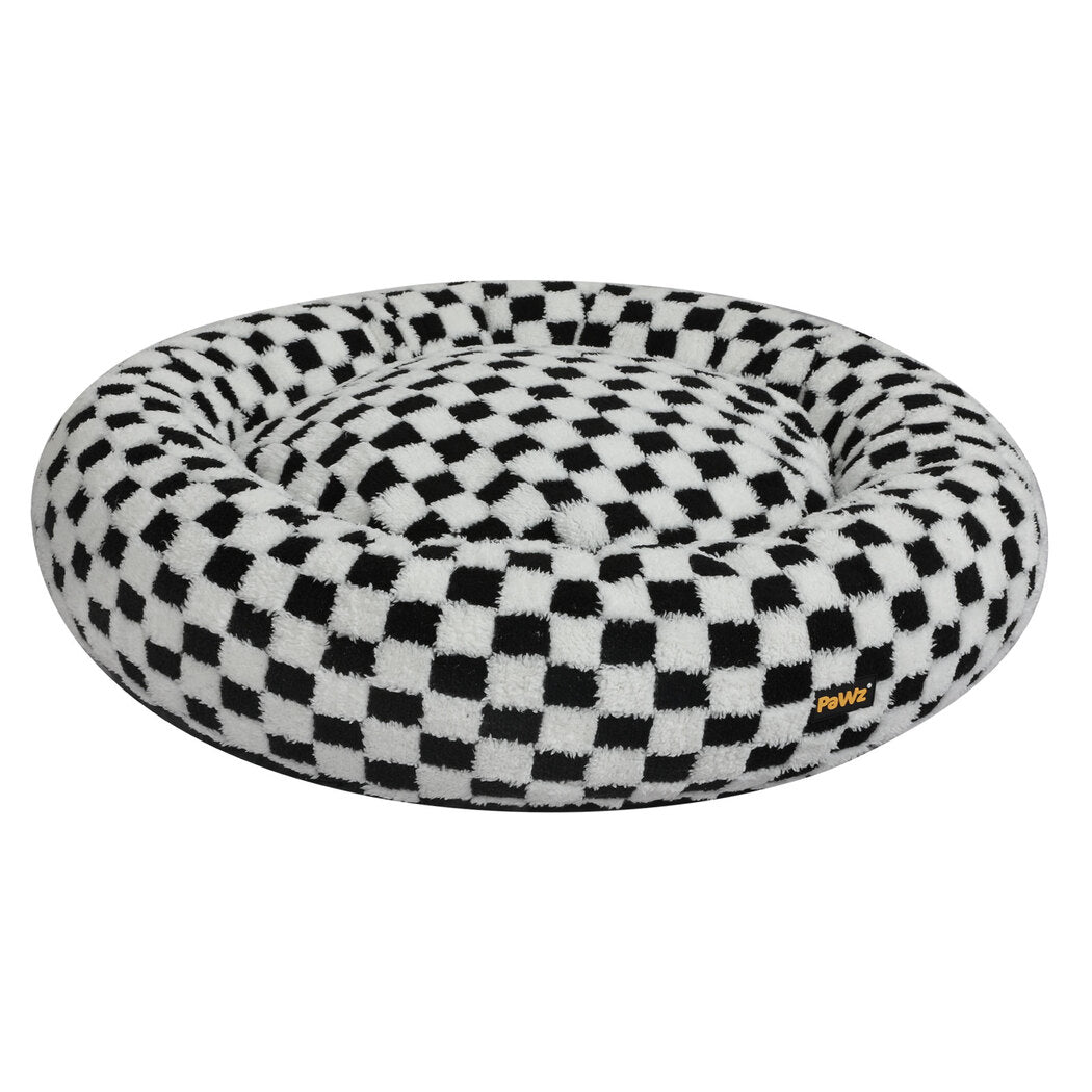 Pawz Circular Plush Dog Cosy Bed Calming Pet Plush Bed-2018816648131252225