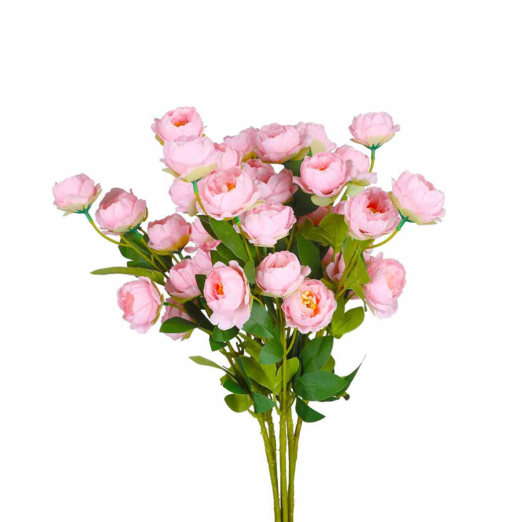 Lambu Artificial Flowers Silk Roses Pink-2018816640518590465