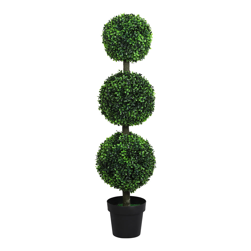 Lambu Artificial Triple Ball Boxwood Trees-1954802441748877313