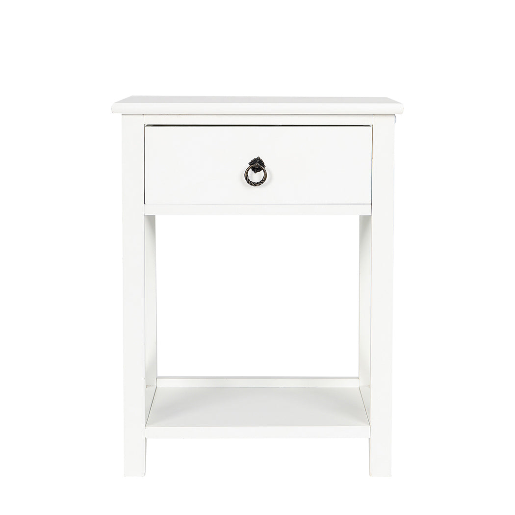 Levede 2x Bedside Tables Drawers Side-1954802691297382401