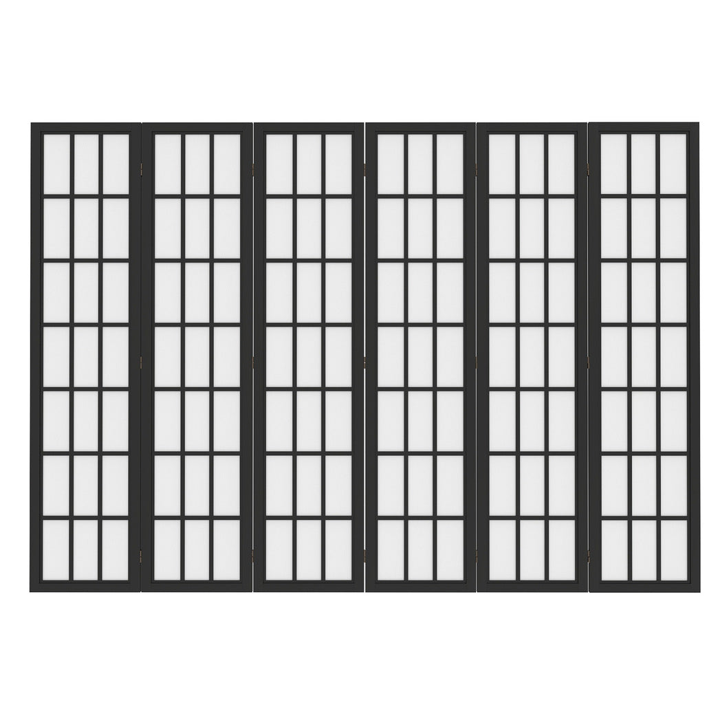 Levede 6 Panel Room Divider 170cm Freestanding Screen-2006732767613816833